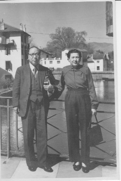Fu Bingchang and Kitty Ho, 1956.
